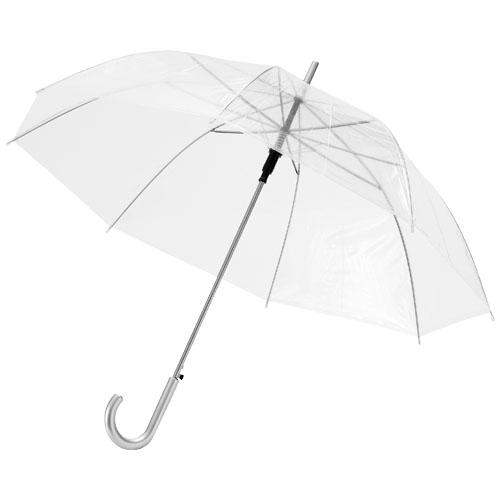 Parapluie automatique transparent 23" Blanc translucide