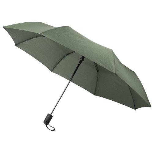Gisele 21"  opvouwbare paraplu met automatisch open en close systeem Groen