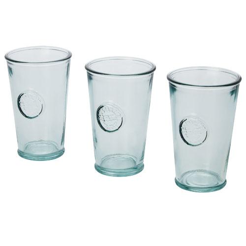 Copa driedelige set van 300 ml gerecycled glas Transparant