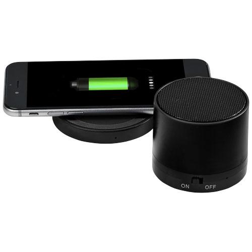 Haut-parleur Bluetooth® Cosmic avec socle de charge sans fil Noir