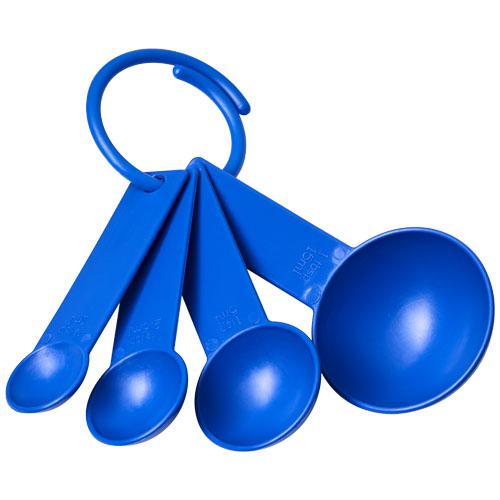 Cuillère à mesurer Ness en plastique avec 4 tailles Bleu
