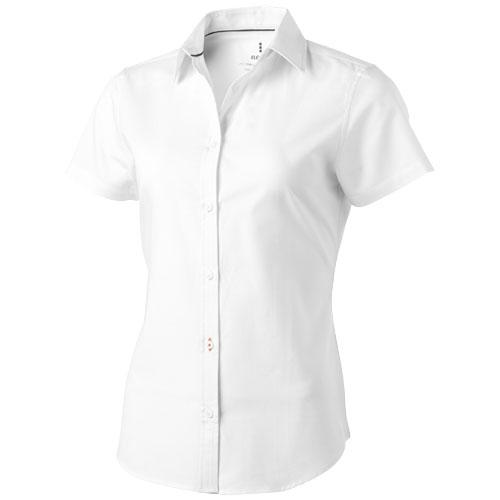 Manitoba dames blouse met korte mouwen Wit