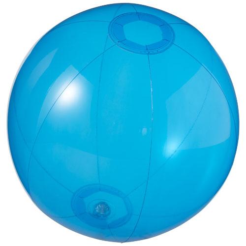 Ballon de plage transparent Ibiza Bleu translucide