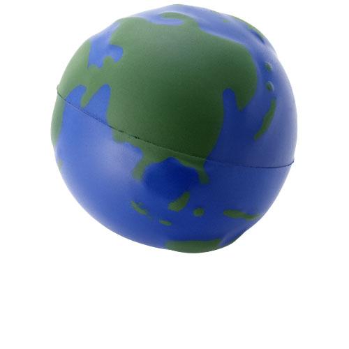 Anti stress wereldbol blauw,Groen