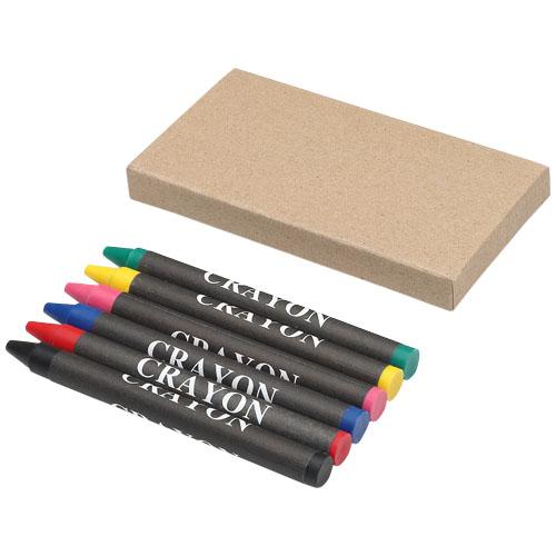 Crayons gras 6 pièces Gris