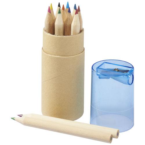 Hef 12-piece coloured pencil set with sharpener Naturel