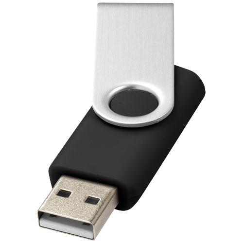 Clé USB Rotative 1Go Noir,Argent