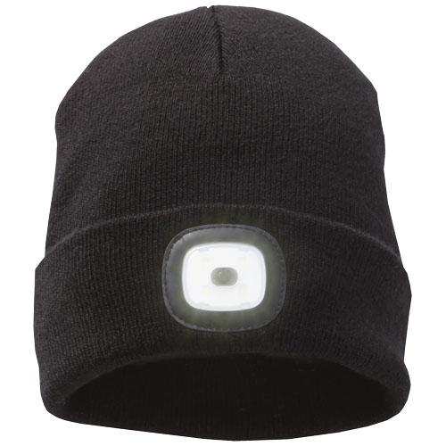 Mighty LED bonnet en tricot Noir