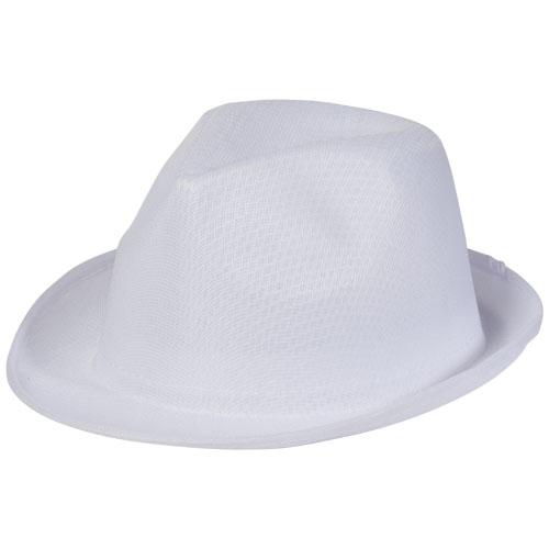 Trilby hoed Wit